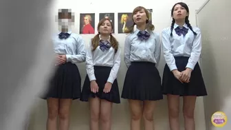 DLSL-438 04 Girls’ school toilet broke down and overflowed with piss. Grossed out urination voyeur, JAV Collection, PissRIP