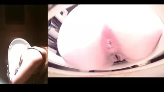 15351516 Nukeru popular model (6) Sold separately Young and cute girl Half-naked and left to see the dick 2 screen multi-editing bonus, Voyeur Collection, PissRIP