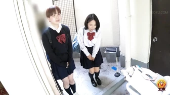 DLEE-764 05 Hidden camera inside high school. Girls line up and pee., JAV Collection, DesperVids