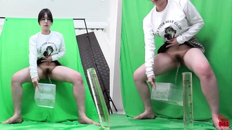 DLFF-714 06 Surpass yourself! Breaking the limits: urine volume measurement, JAV Collection, PissRIP