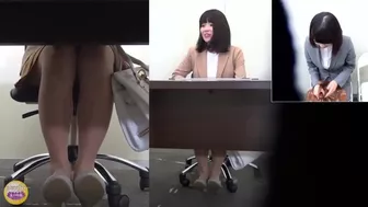 DLSL-185 01 Peeing desperation during interview and pleasant relief on the toilet, JAV Collection, DesperVids
