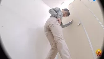 DLEE-615 04 Urine stains spreading on office ladies pants. Peeing desperation and wetting shame., JAV Collection, DesperVids