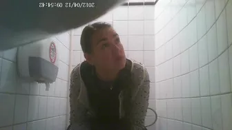 Hidden Camera in Student Toilet - 4, Voyeur Collection, PissRIP
