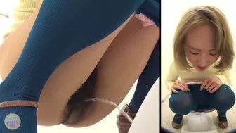 DLSL-027 04 Women jumping into the toilet cabin on the edge of the bladder limit, JAV Collection, PissRIP