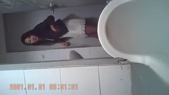 Chinese girlfriend long pee, Voyeur Collection, PissRIP